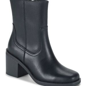 Baretraps McKenna Bootie, Black Block Heel Ankle Boot